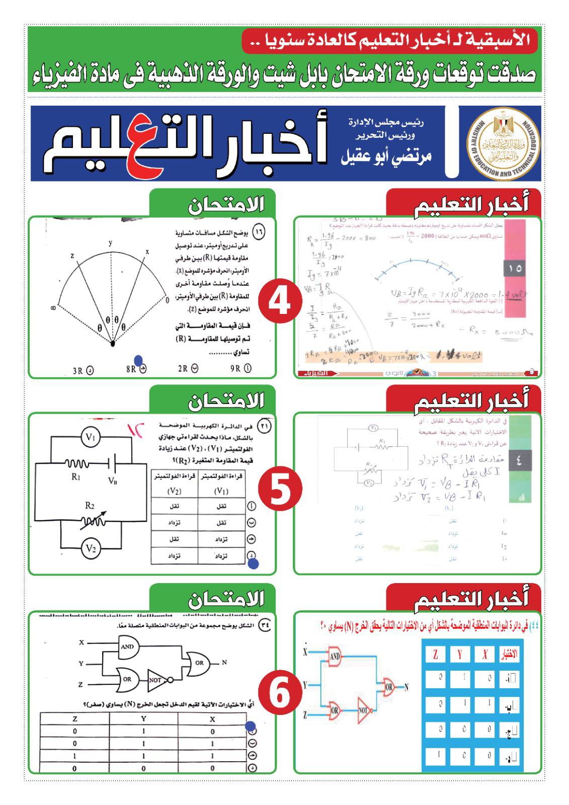 توقعات أخبار التعليم رقم 12